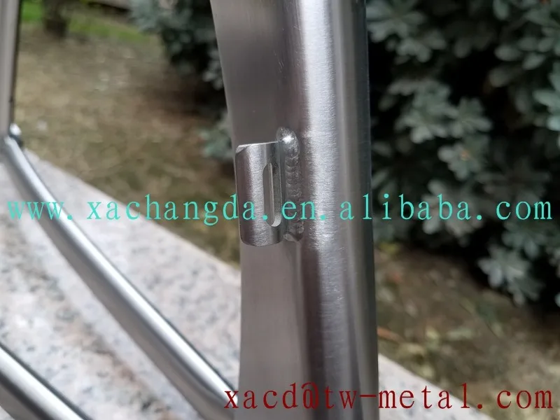 Cheap Titanium blade bicycle frame chinese Ti Time Trial bicycle frame Custom Titanium 700C road bike frame 16