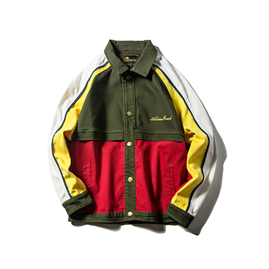 Мужская уличная куртка бомбер в японском стиле винтажная Anorak корейский стиль хип