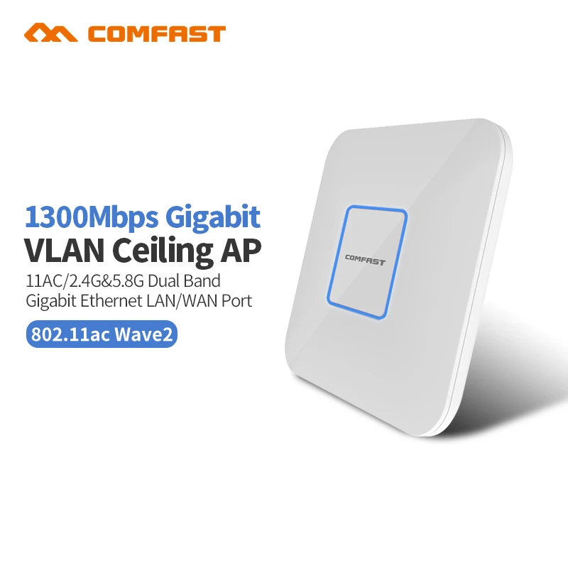 

Wireless Dual band Open wrt WiFi Router Ceiling AP 2 Gigabit Ethernet Port Wi fi signal amplifier WiFi Access Point AP Repeater