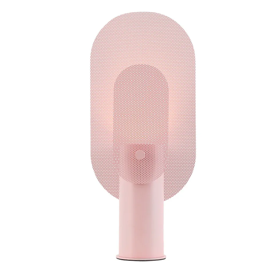 Лампа в скандинавском стиле Тиффани, лампа для учебы, настольная лампа с длинными ручками, настольная лампа для учебы, настольная лампа для домашнего декора, светодиодная лампа, складные офисные светильники - Цвет корпуса: Розовый