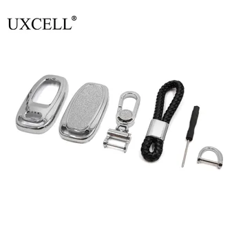 

UXCELL Silver Tone Key Shell Remote Key Skin Cover Case Set for Audi