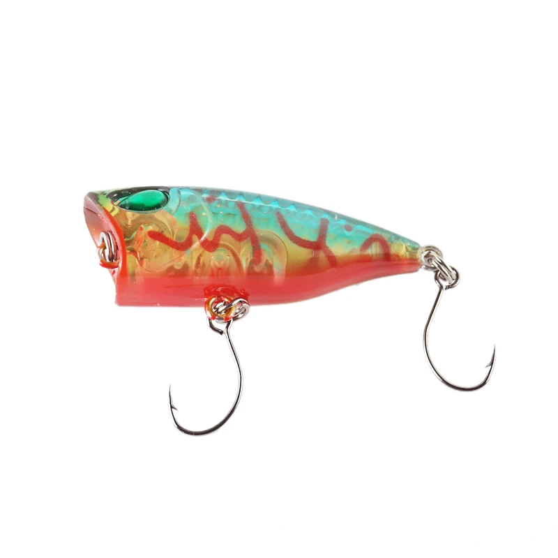 

1Pcs 3G High Quality Fishing Lures Artificial 4CM Mini Popper Wobblers Top Water Swim Minnow Lifelike Crank Baits