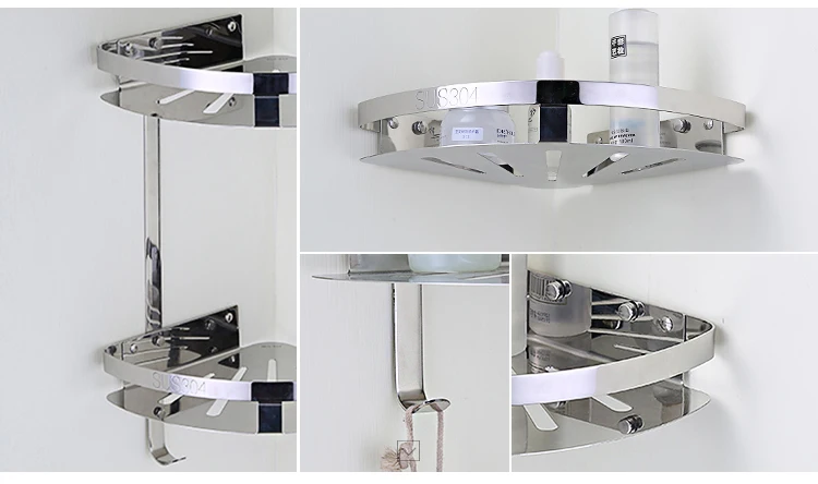 Rack de Montagem Na Parede Do Banheiro Conjunto de Hardware