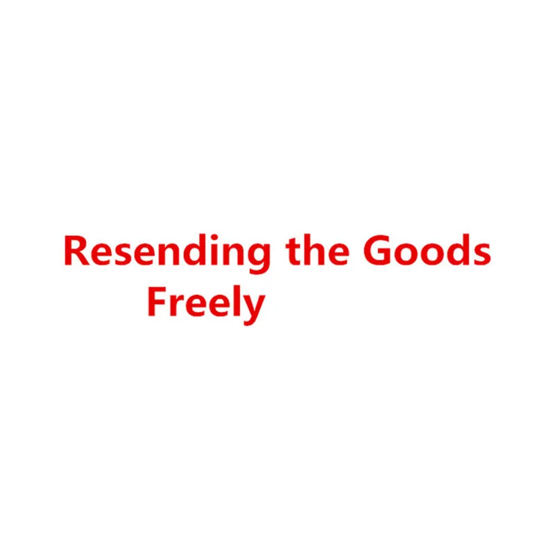 

Extra Special Link for Resending the Goods Only
