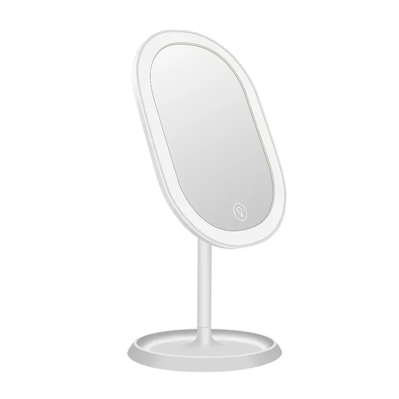 

New LED Smart Makeup mirror intelligent three - tone with Lamp Desktop lighting make-up gifts