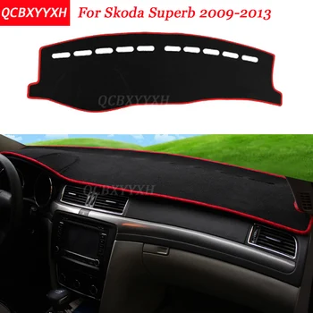 

Car Styling Dashboard Avoid Light Pad Polyester For Skoda Superb 2009-2013 Instrument Platform Cover Protective Mats