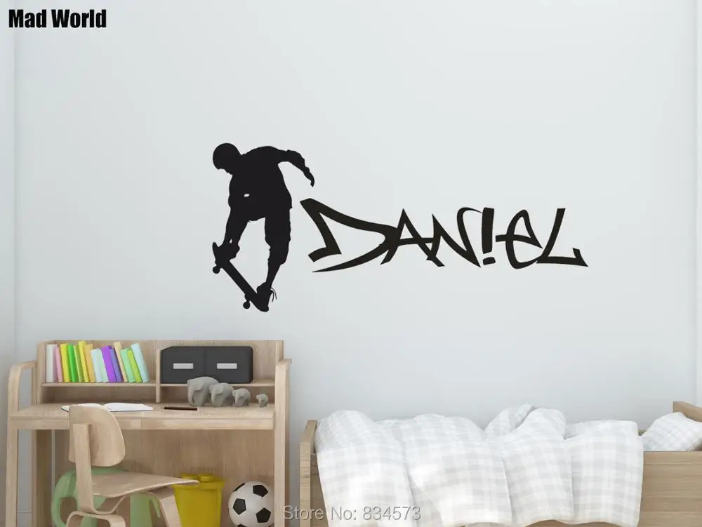 Daniel Custom Skateboard With Graffiti Name 12 6 56 124w 47 104w 1
