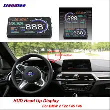 Liandlee Car HUD Head Up Display For BMW 2 F22 F45 F46 2014-2018 Digital Speedometer Fuel Consumption Projector Screen Detector