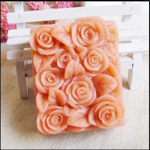 

Flower Silicone molds rose soap mold roses silicone soap molds roses silica gel die rose Aroma stone moulds candle mould