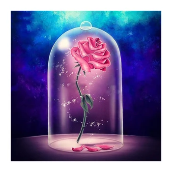 

Full Square drill 5D DIY Diamond embroidery Eternal rose Diamond Painting Cross Stitch Rhinestone Mosaic decoration gift