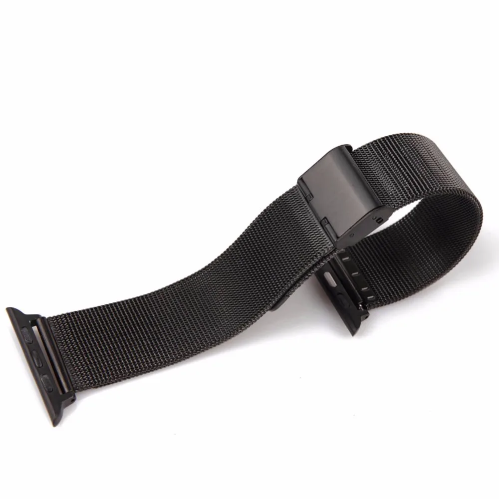 BUMVOR Milanese Loop Stainless Steel Watchband for Apple Watch Series 4/3/2/1 Double Buckle 44/40/42/38MM Strap For iwatch Band BUMVOR Milanese Loop Stainless Steel Watchband for Apple Watch Series 4/3/2/1 Double Buckle 44/40/42/38MM Strap For iwatch Band