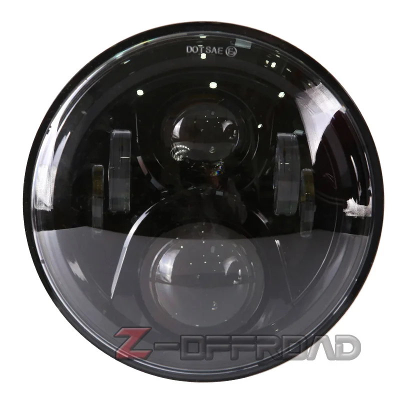 

1pcs 7" motorcycle LED H4 LED light replacement 7inch LED headlight with Hi/Lo beam projector lamp for Motorcycle