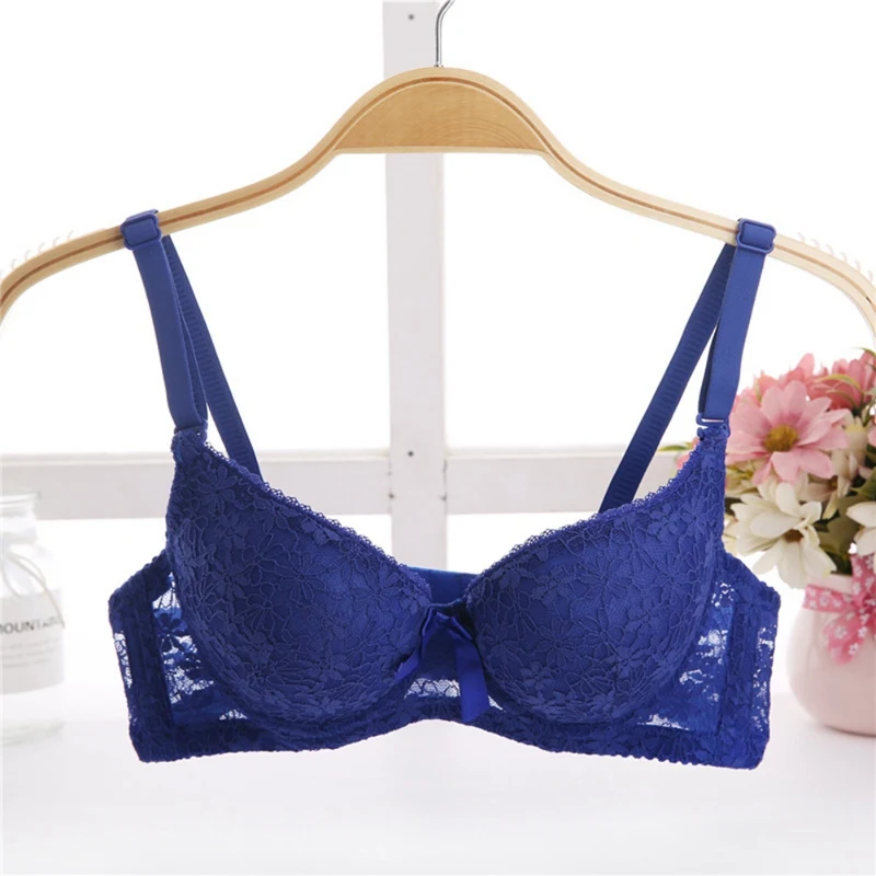 Women Push Up Lace Bras Adjustable Padded Bras Fashion Lace Bra Women Sexy Underwire Brassiere Bra