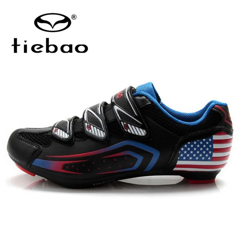 

TIEBAO Bicycle Boots Zapatillas Ciclismo Cycling Shoes Breathable Riding Equipment Road Riding Mens Road Bicycle Shoes