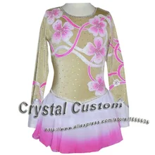 Лидер продаж на заказ платья для фигурного катания для женщин Элегантные Новые брендовые модные платья для катания на коньках для соревнований DR2903