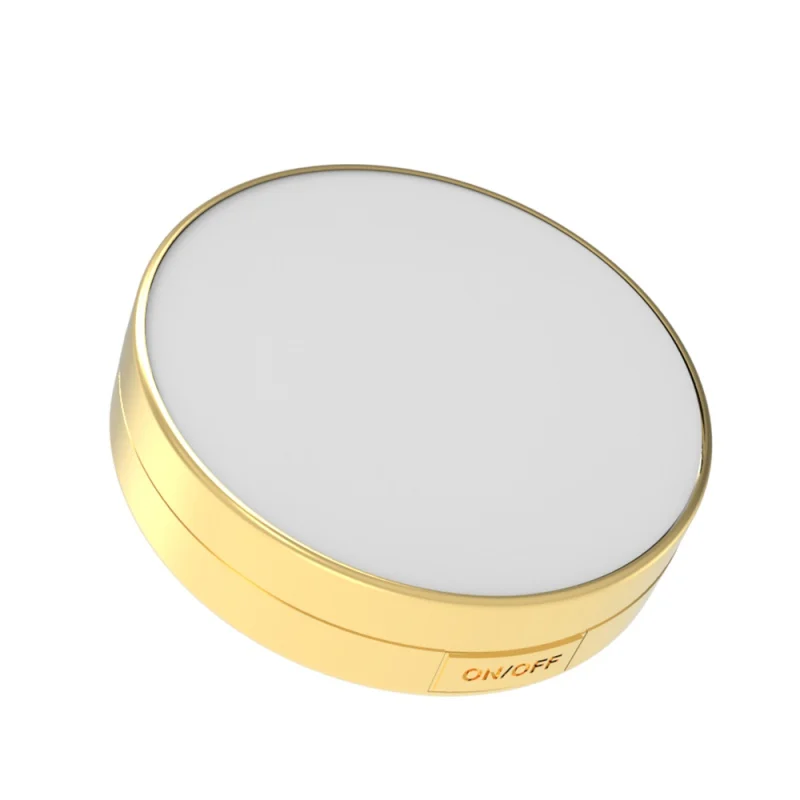Светодиодный освещенные косметическое мини-зеркало 10X увеличительное компактный Портативный освещение зеркало для макияжа