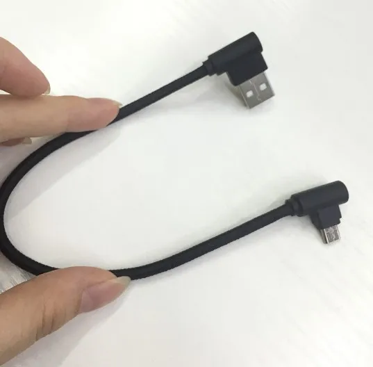 

New Arrival L Shaped Micro USB Data Sync Charging Cable for Samsung Note Galaxy LG Sony HTC Smartphones 25cm Micro USB Cable
