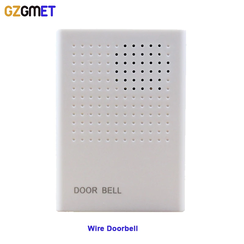GZGMET DC 12V 90 DB ABS Fire Proof Wired Doorbell for Door Access Control System with Buzz Tones цена GZGMET DC 12V 90 DB ABS Fire Proof Wired Doorbell for Door Access Control System with Buzz Tones цены онлайн