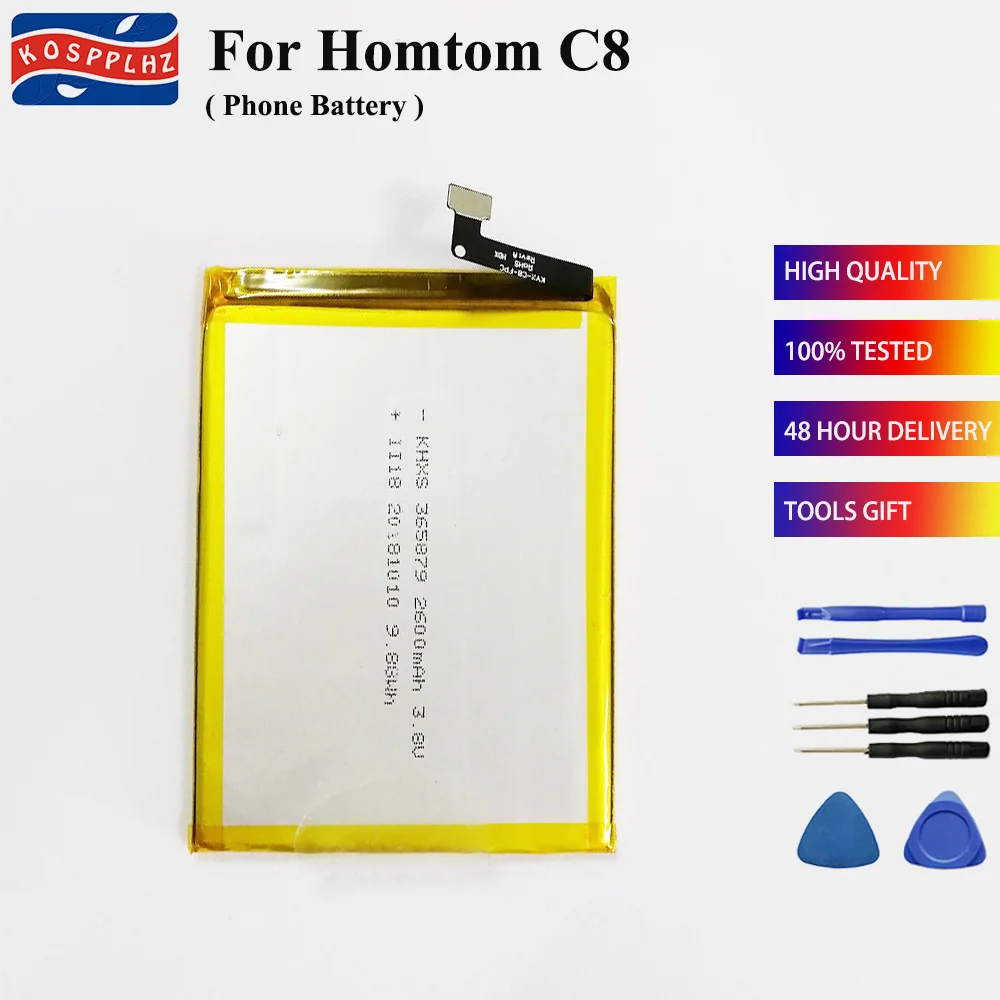 

3000mAh phone Battery For Homtom C8 Battery Replacement Batteries Bateria For Homtom C8 Backup Batteria Accumulator+tools