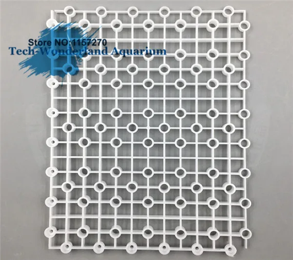

26X20X1.5CM New Design Super Hard Quality White Splicing Bottom Plates Aquarium Filter Grid for Aquarium Fish Tank