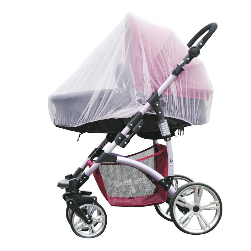 Baby Stroller Accessories Mosquito Net Mesh Cover Toddler Protection Pram Seat Shield Net Baby Care Stroller Canopy BB3094 (10)