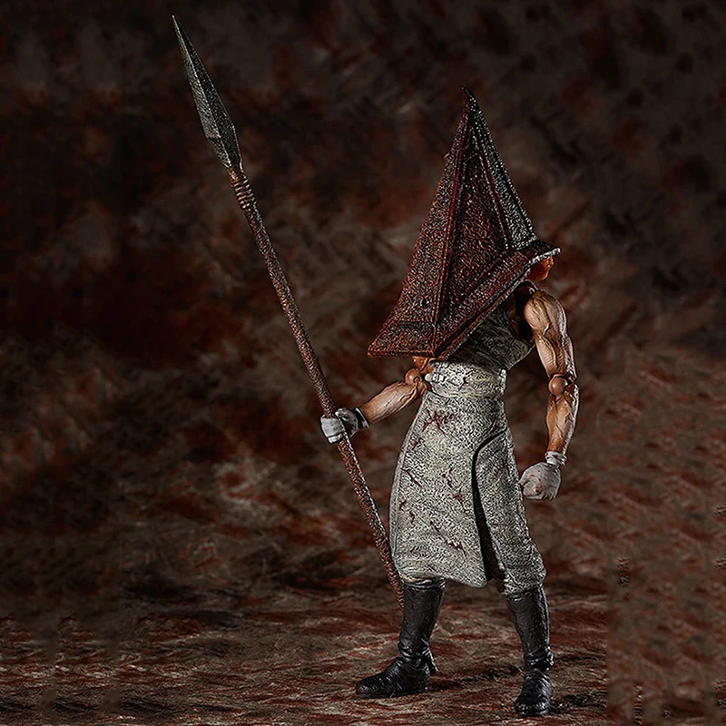 

Figure Toys Figma SP-055 Silent Hill 2 Pyramid Red Triangle Head Iron Head Movable Model Toys PVC Action Figure Collection Doll