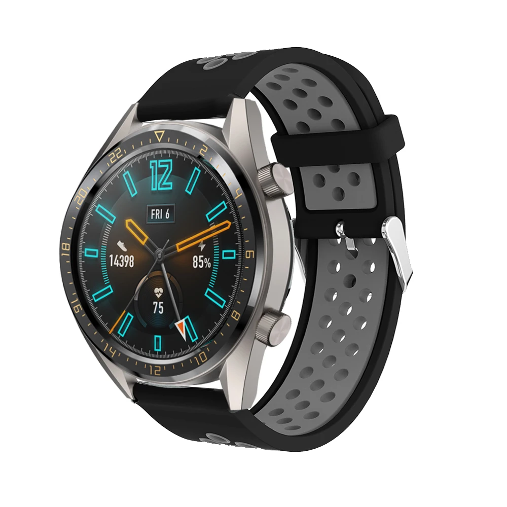 Silicone Watchband Strap for Huawei Watch GT 2 GT 46mm /GT 2e/HONOR Magic Band Sport Bracelet 22MM Wristband For GT2 Pro Correa silicone watch band,silicone watch strap,silicone wrist strap,watch strap