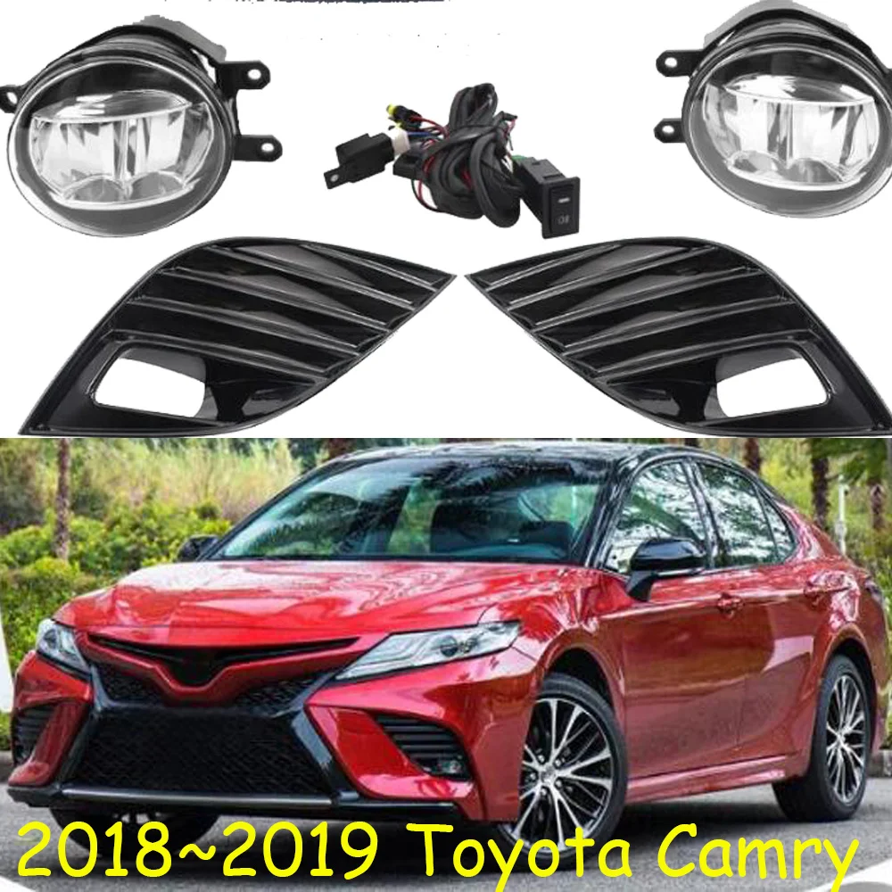 

Camry fog light,LED,2018 2019,camry bumper Fog Lamp Driving Light Harness Kit for Camry SE/XSE Hibrid SE/XLE,auris,altis