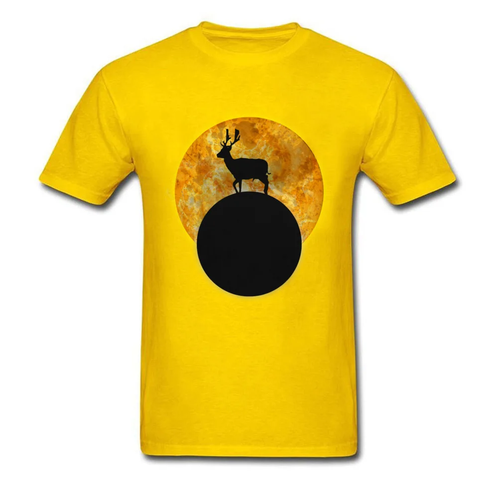 Deer Walking On The Moon_yellow