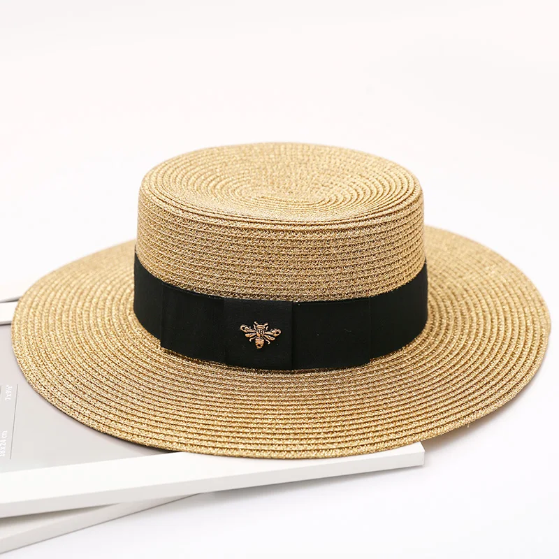 

New women summer England straw hat Fashion wild beach travel sunscreen hat