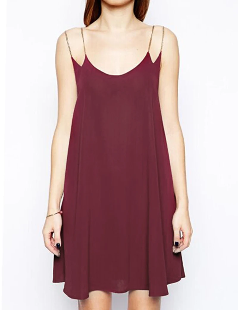 Summer font b Dress b font 2016 font b Sexy b font Backless Strap Back Chiffon