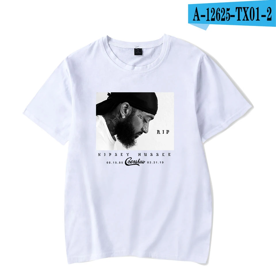 Футболки Nipsey Hussle, модные хип-хоп мужские и женские футболки, повседневная футболка с коротким рукавом, Спортивная футболка унисекс, одежда, топы - Цвет: 2