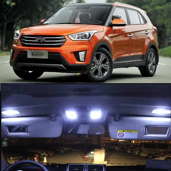 

9pcs per set LED Bulb For Hyundai IX25 2015 Interior Dome Map trunk Lights Package Kit car-stying