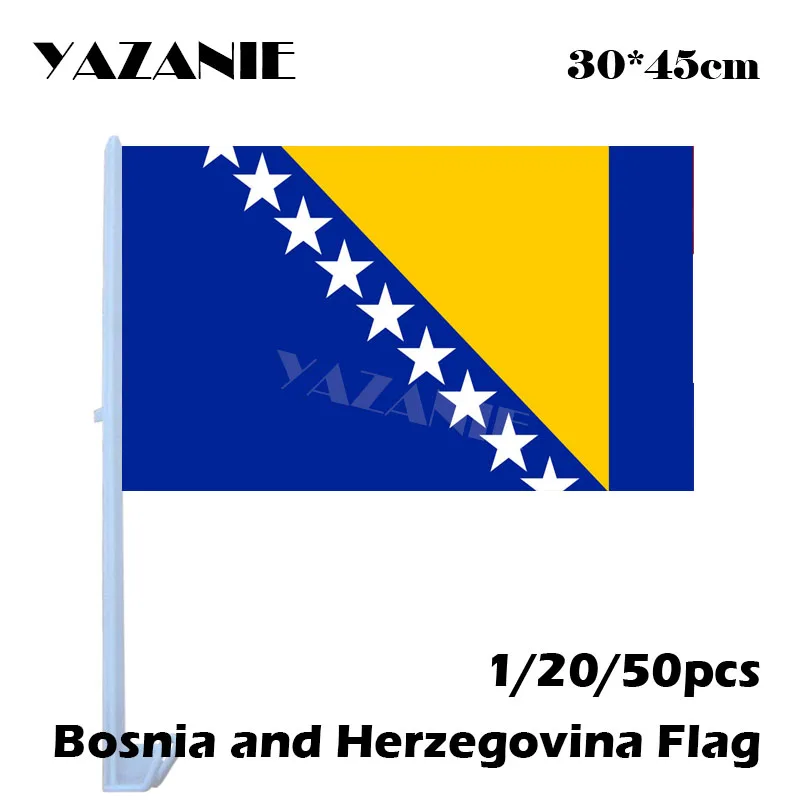 YAZANIE 30*45 см 1/20/50 шт. автомобильные флаги и баннеры в боснийском стиле национальный