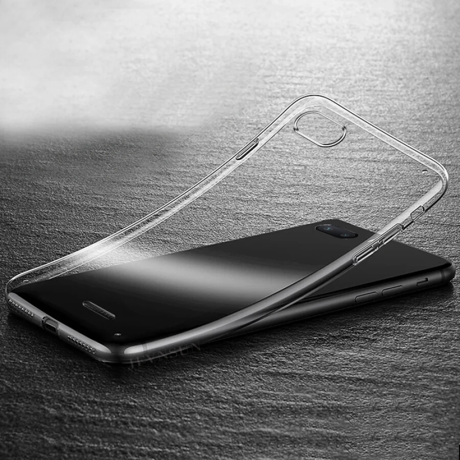 Защитный чехол для Xiaomi Redmi 6A ультратонкий прозрачный мягкий ПУ на экран 5 45