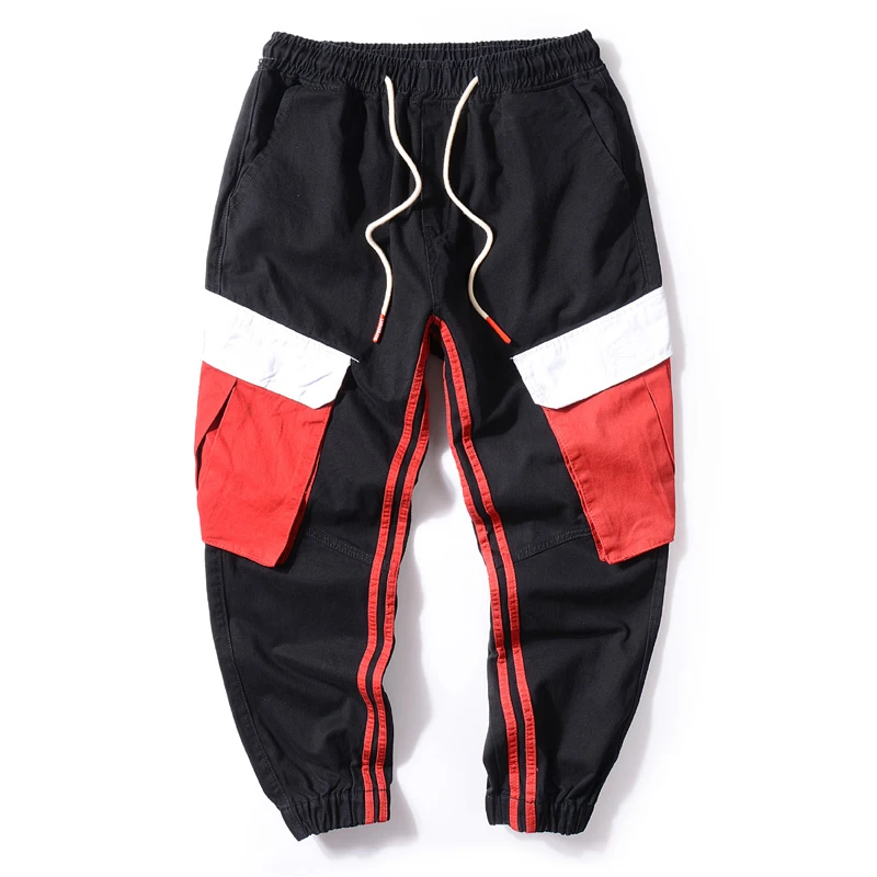 01-7 SharkPrint Joggers streetwear hip hop pants men