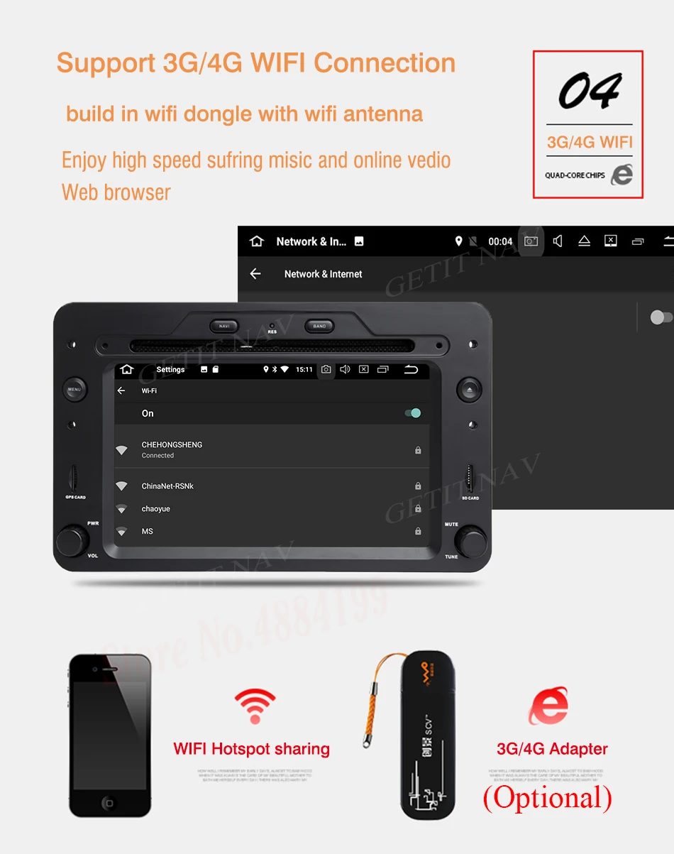 Top 5 USB Fast Charging Android 9.0 Car dvd Stereo player for Alfa Romeo Spider Alfa Romeo 159 Brera 159 Sportwagon with Radio GPS 5