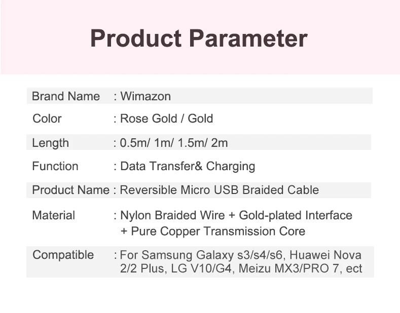 Micro Reversible USB 2.0 Cable 11