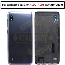 Для samsung Galaxy A10 A105 A105F задняя крышка для батареи, стеклянный корпус для samsung A10, запасной чехол для задней двери