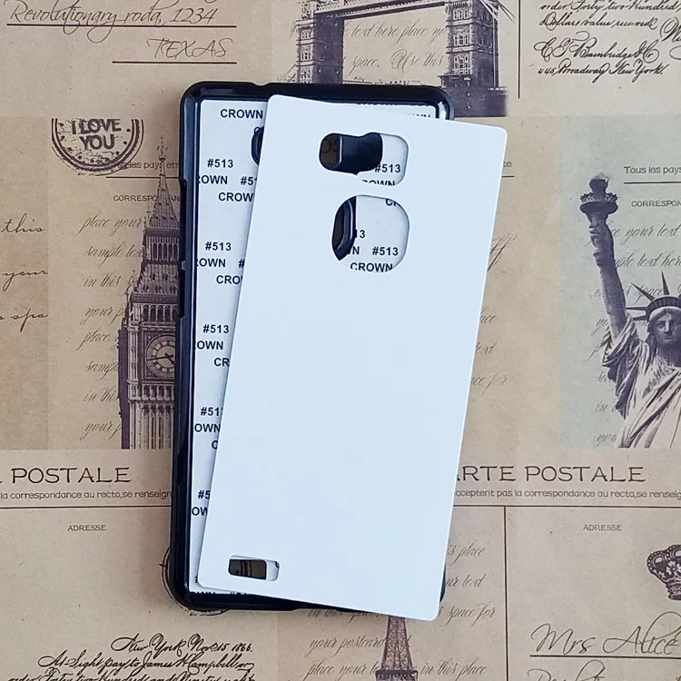 Wtsfwf DIY 2D Сублимация Жесткий ПК пустой чехол для Huawei Mate 7 с алюминиевыми вставками 10
