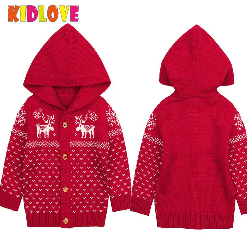 Kidlove 0-24 месяцев Детские свитера для девочек и мальчиков зимние теплые Топы