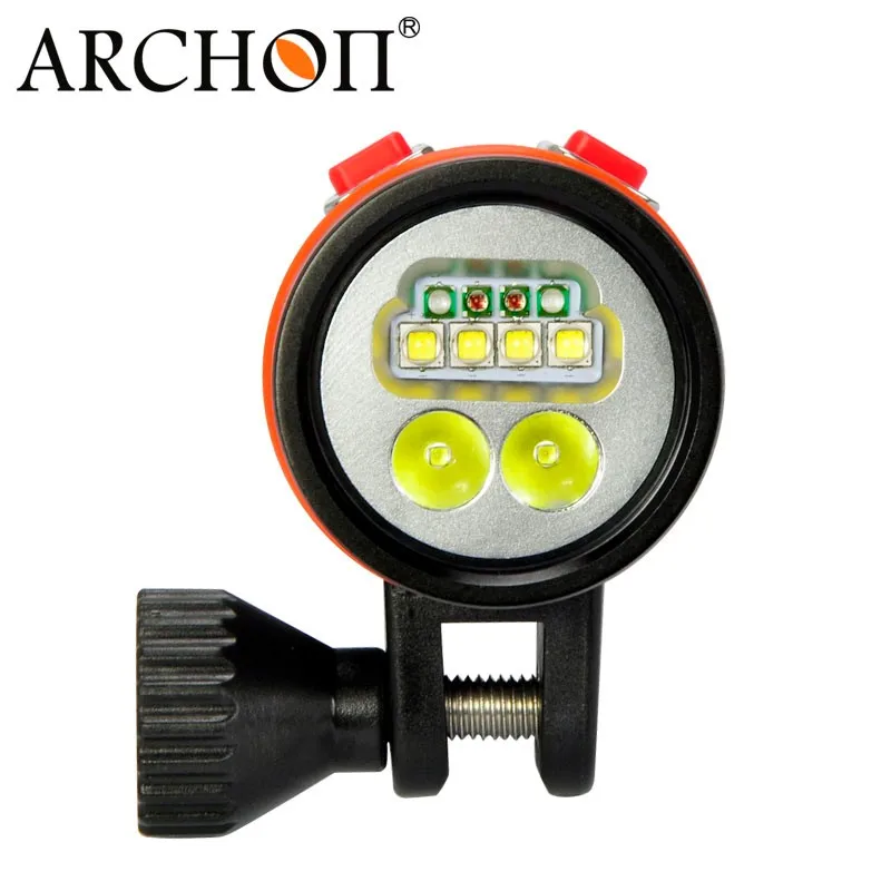 Auto-tocha de Vídeo Lúmens para Mergulho Lâmpada de 2600 Submersa Arco Subaquático Fotografia D35pv Dhl on 5 Cheap Lanternas