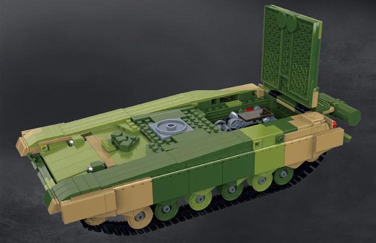 WW2 Китай 99A основной боевой танк batisbricks рисунок building block современный в стиле милитари сил minifigs Модель Кирпичи Игрушки