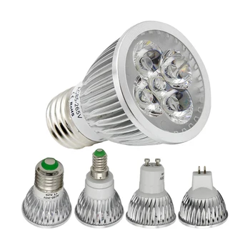 

2017 E27 E14 GU10 MR16 LED Spotlight Dimmable 9w 12w 15w Spot Light Bulb high power lamp white/Warm white AC DC 12V or 85-265V