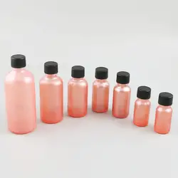 Тумана бутылки для многоразового использования эфирное масло косметическое 1 унция 10 мл 30 мл 50 мл 100 мл витражные краски розовая бутылка 20