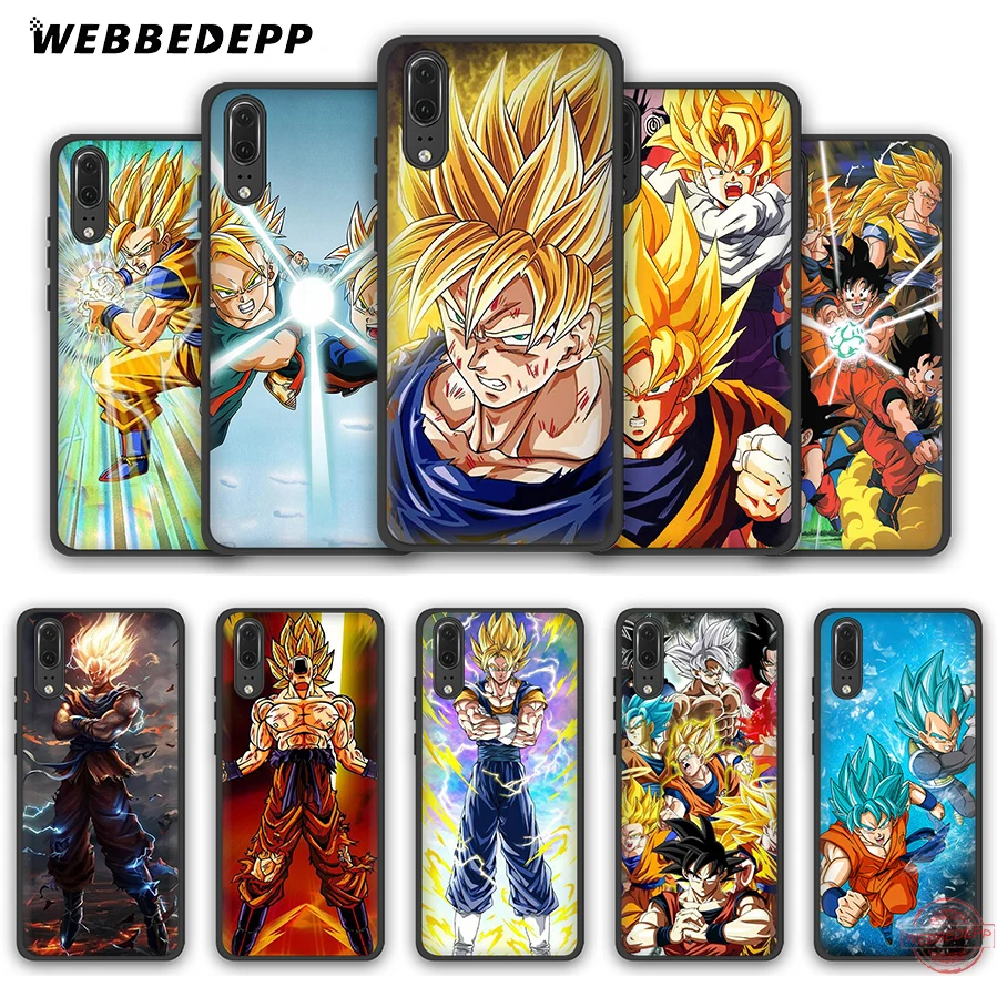 WEBBEDEPP Драконий жемчуг z goku мягкий чехол для Huawei P8 P9 P10 P20 P30 Lite Pro 2017 2018 2019 | Мобильные