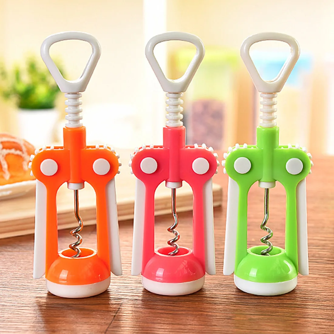 Multifunction Stainless Wine Screw Corkscrew Opener Can Jar Bottle