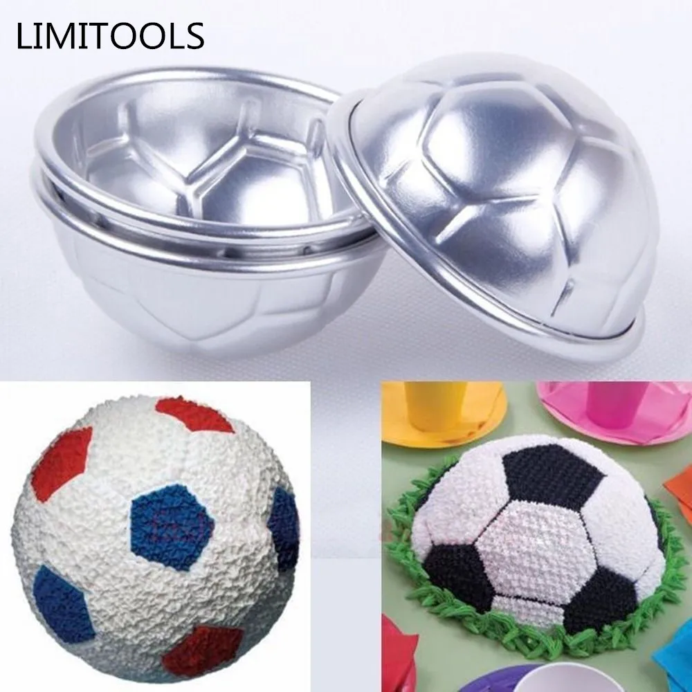 

Sugarcraft Football Plastic Fondant Cutter Birthday Cake Mold Fondant Cake Baking Pastry Decorating Tools Sugarcraft Bakeware