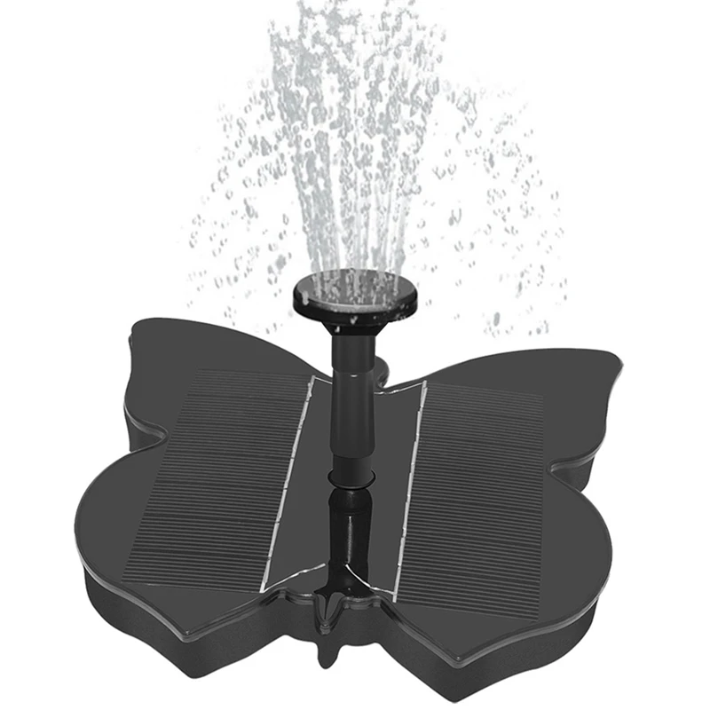 CSS Butterfly-Shaped Sprinkler Garden Pool Landscape Decoration Solar Fountain Pump