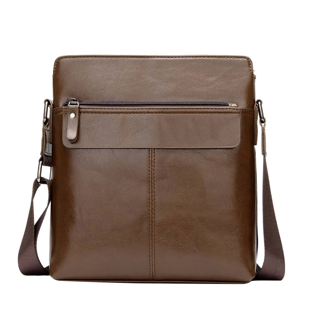 

New trend high-end shoulder bag kangaroo male shoulder bag PU Leather Handbags male business Messenger bag H30516